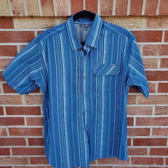 Eddie Bauer Other - Eddie Baur Vented Short Sleeve Shirt Men's Size Large